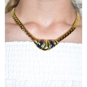 Vintage LANVIN Gold-Tone Necklace